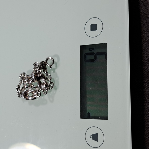 Mariner Anchor with Knots 925 Silver 7.5" Bracelet VG Marked Signed - Picture 7 of 8